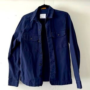 Vintage Blue Windbreaker Jacket